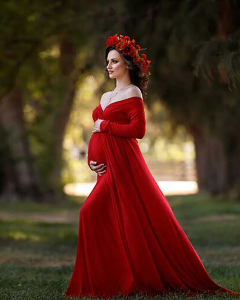 لباس بارداری برای آتلیه عکاسی