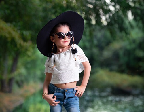 عکاسی کودک در فضای باز