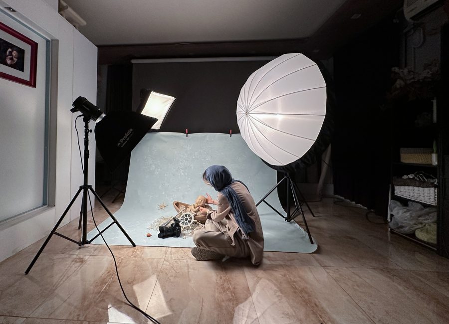 سالن اختصاصی برای عکاسی از نوزاد