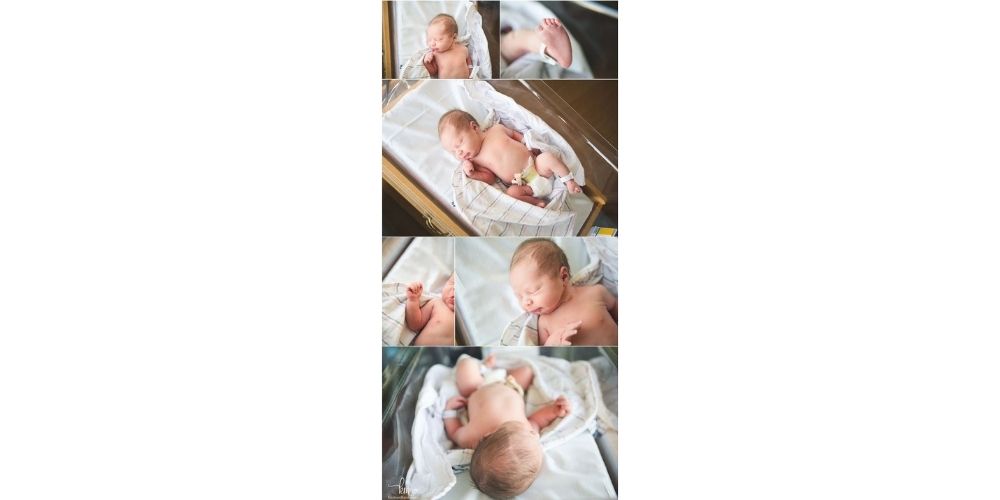 ایده عکاسی نوزاد در بیمارستان در حالت های مختلف