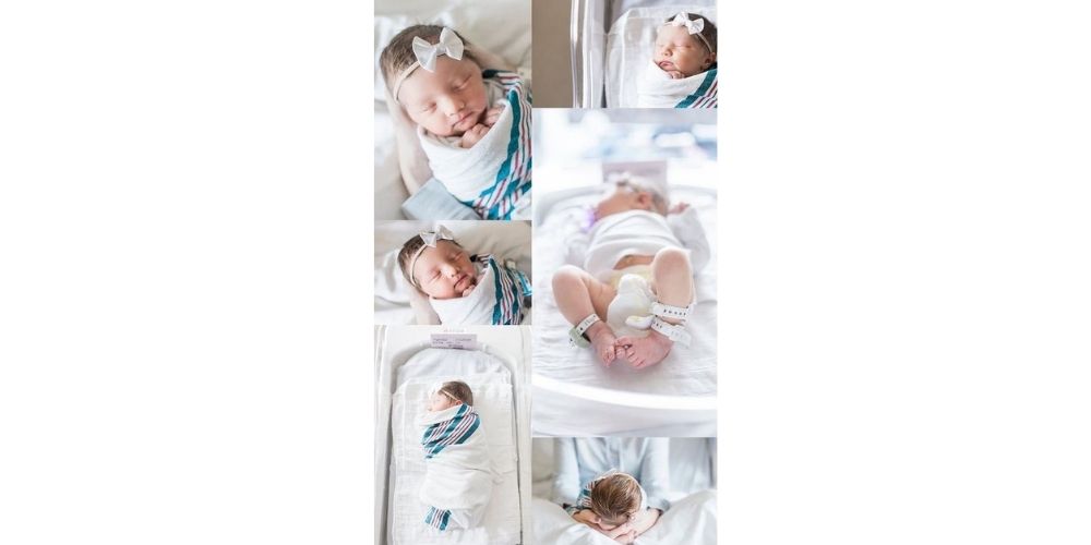 بهترین ایده عکس نوزاد در بیمارستان برای نوزاد دختر با تل پاپیونی