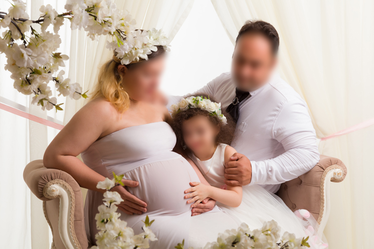 عکس بارداری خانوادگی